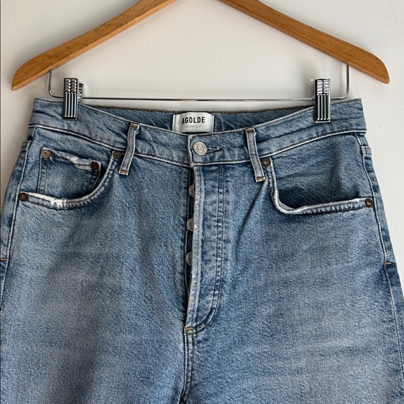 Agolde Riley Distressed Jeans - Picture 4 of 7